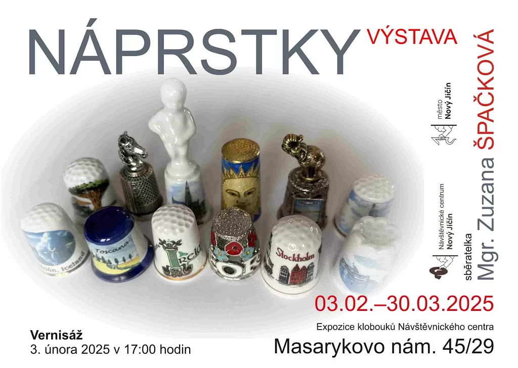 Výstava náprstků sběratelky Mgr. Zuzany Špačkové