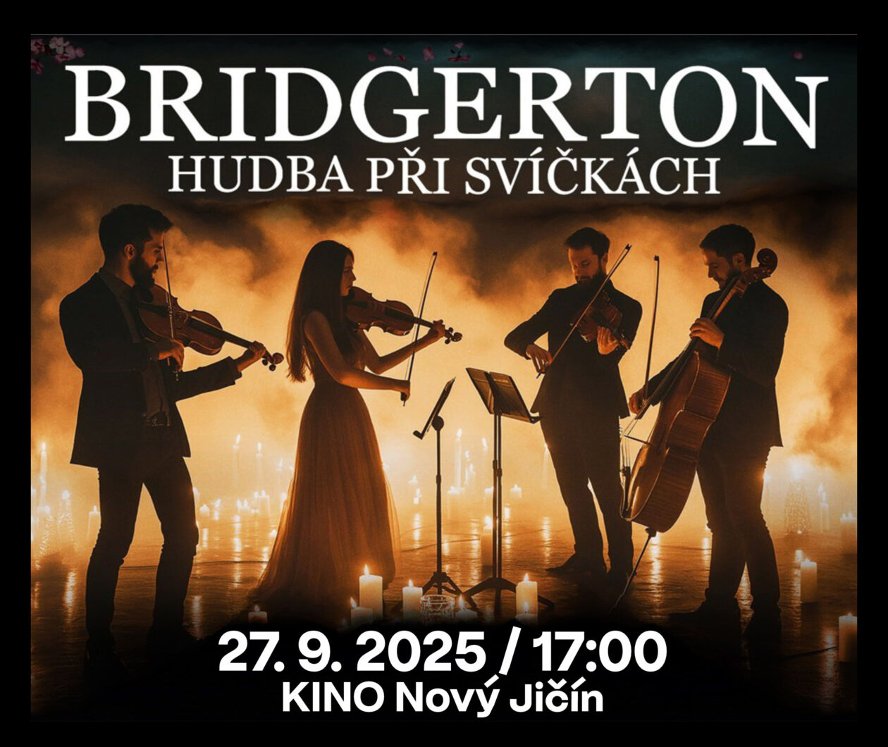 Hudba Bridgerton při svíčkách