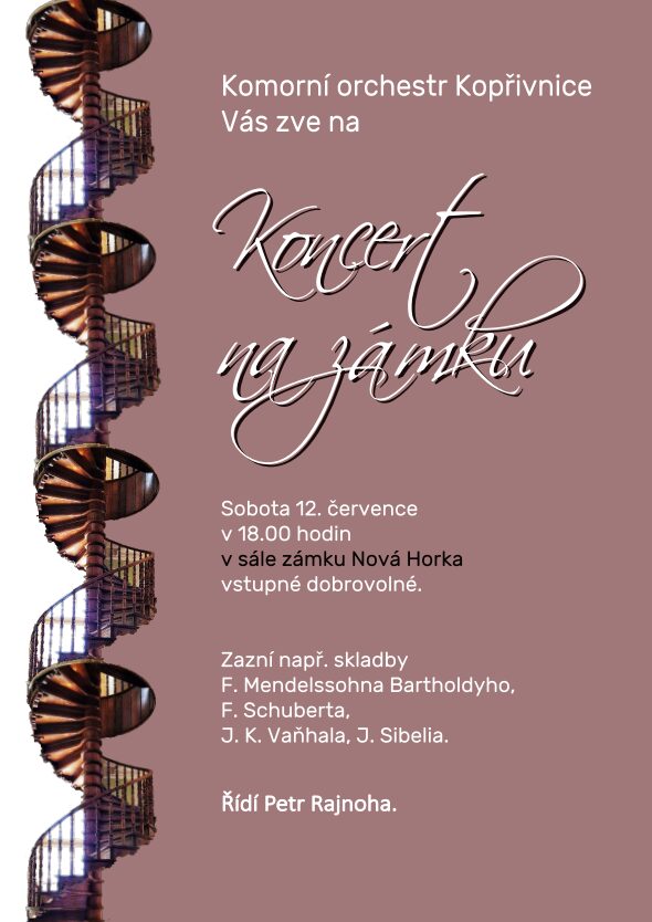 Koncert na zámku Nová Horka