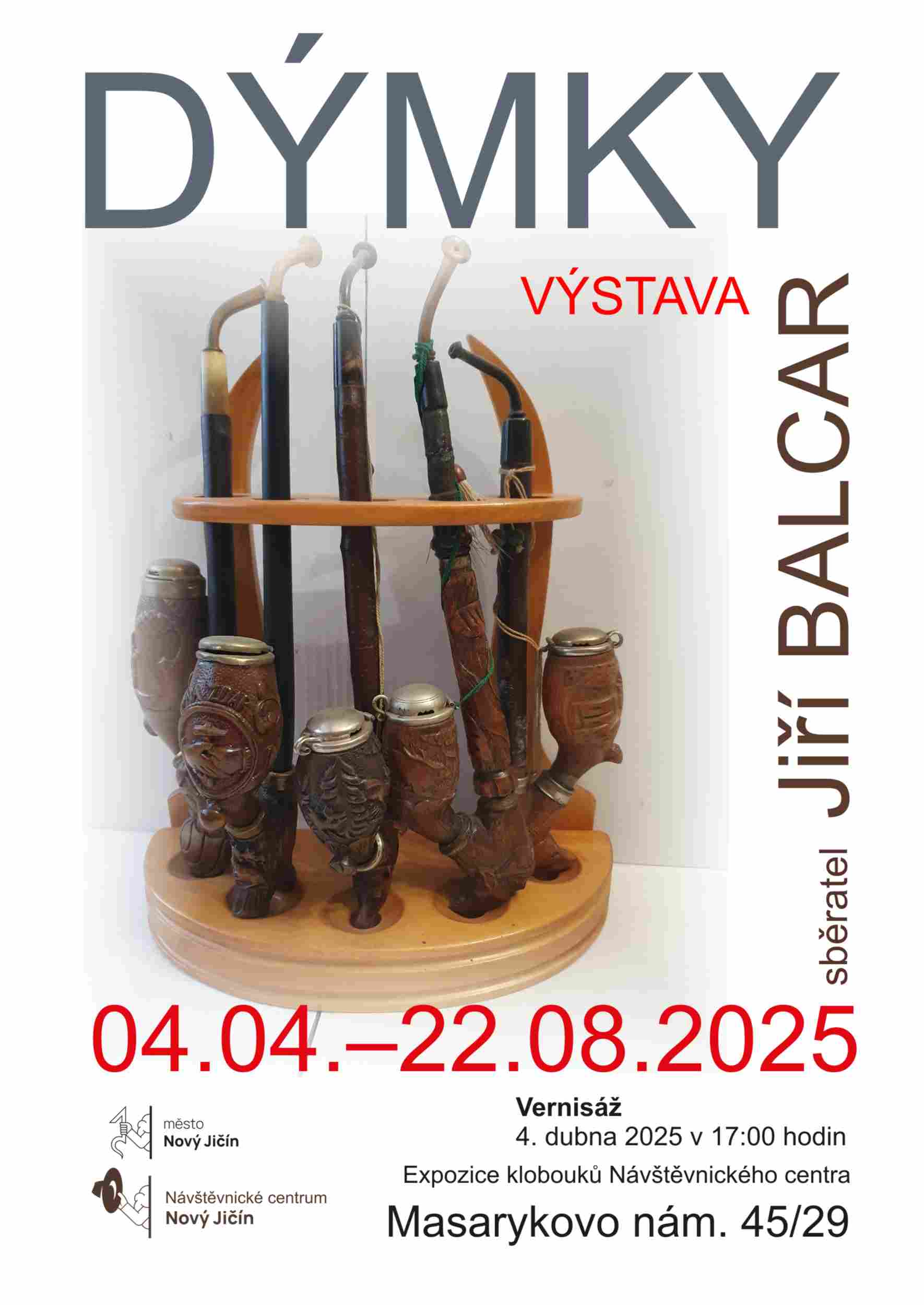 Výstava dýmek sběratele Jiřího Balcara