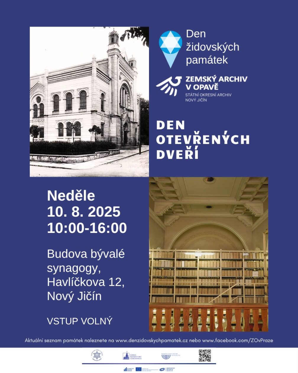 Den otevřených dveří – budova bývalé synagogy