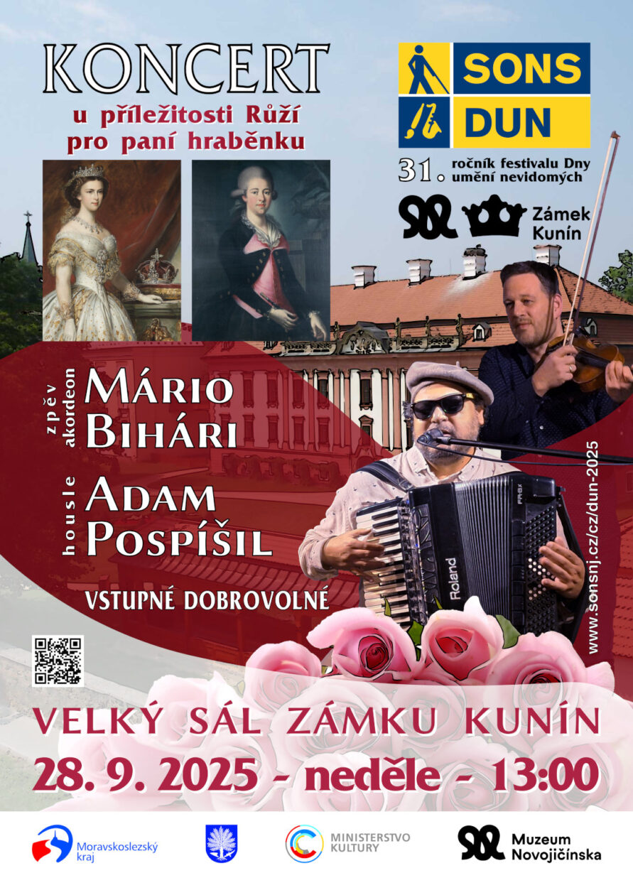 Koncert Mária Biháriho a Adama Pospíšila v Kuníně
