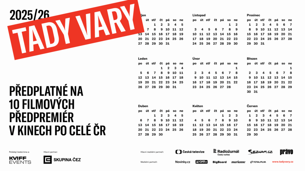 Tady Vary 2025/26 – filmová sezóna s předplatným