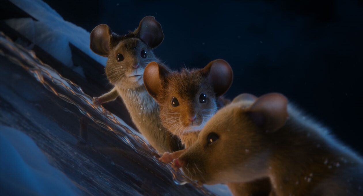 Myši v akci: Vánoční past