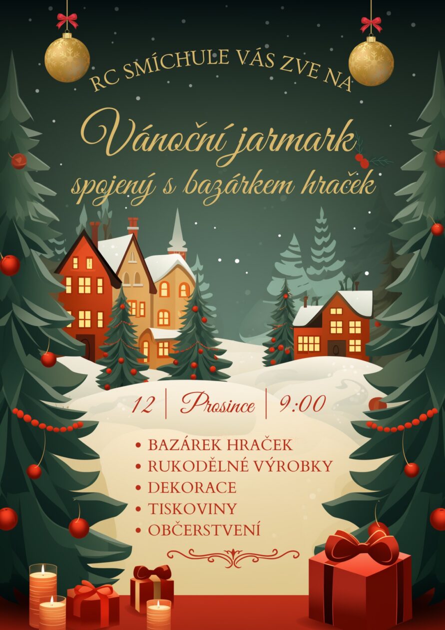 Vánoční jarmark spojený s bazárkem hraček