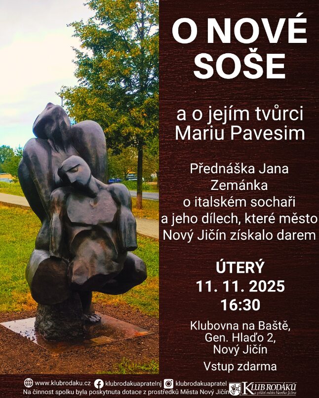 O nové soše a o jejím tvůrci Mariu Pavesim