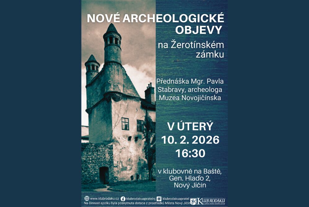 Nové archeologické objevy na Žerotínském zámku