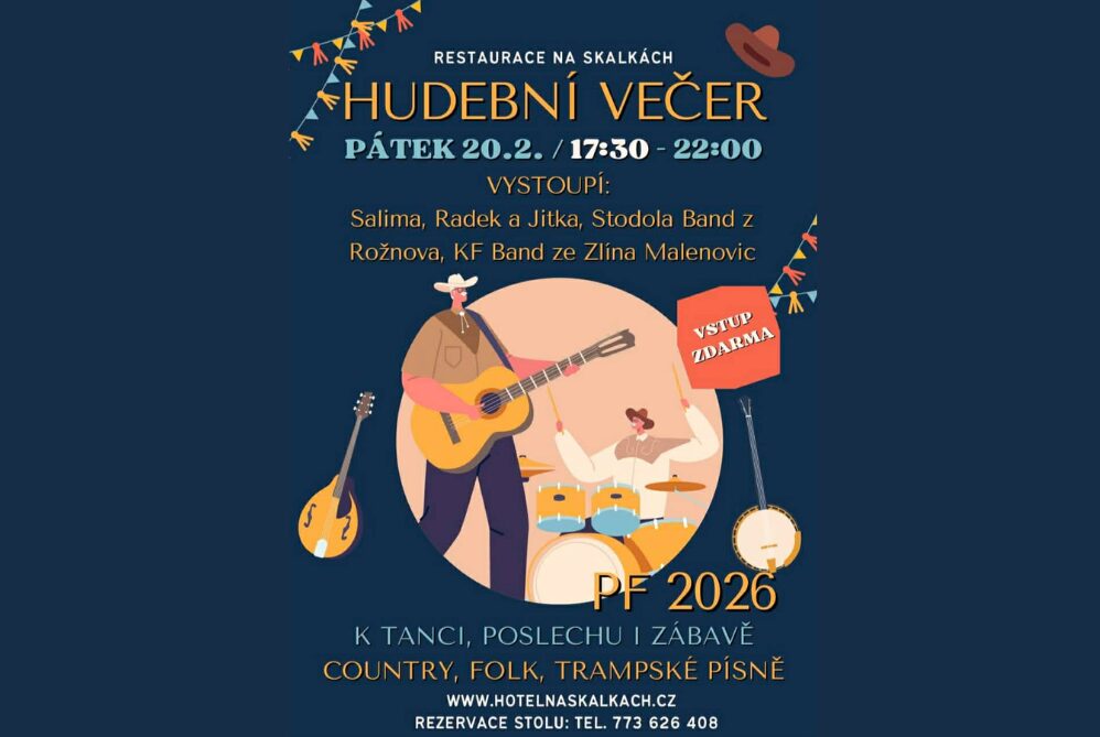 Hudební večer v restauraci Na Skalkách