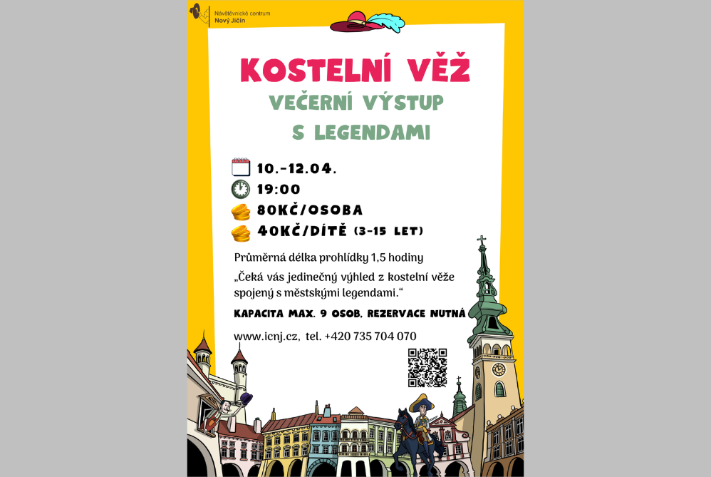 Kostelní věž: večerní výstup s legendami