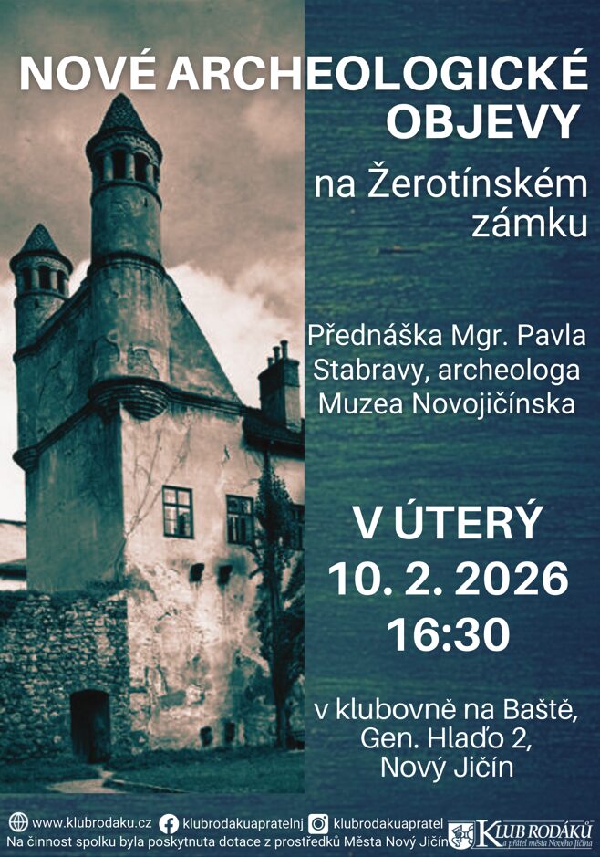 Nové archeologické objevy na Žerotínském zámku