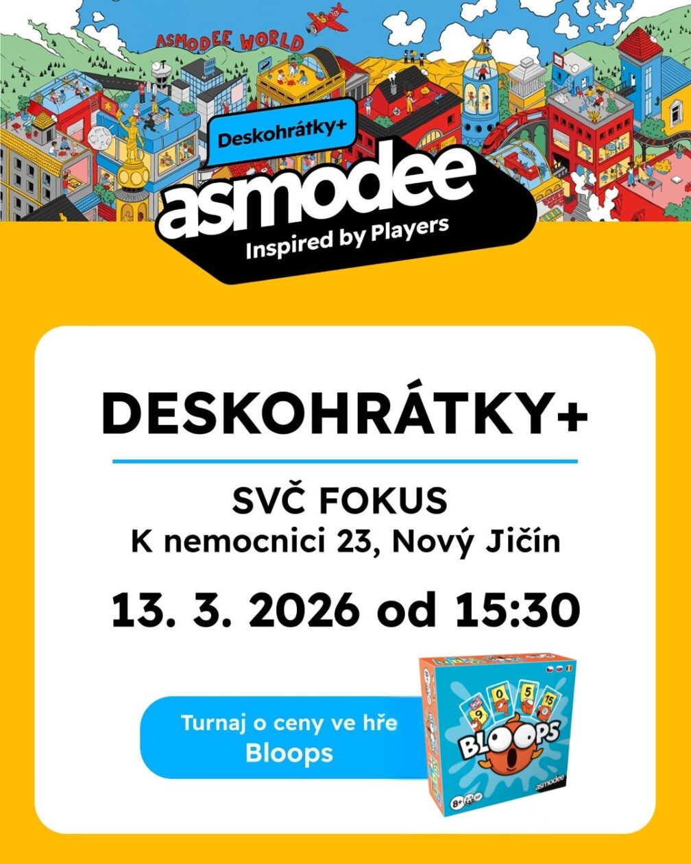 Deskoherní turnaj ve hře BLOOPS