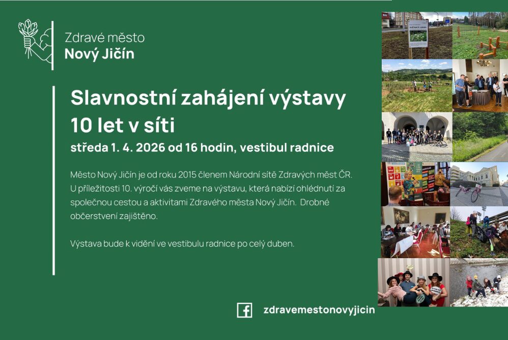 Zdravé město Nový Jičín – 10 let v síti