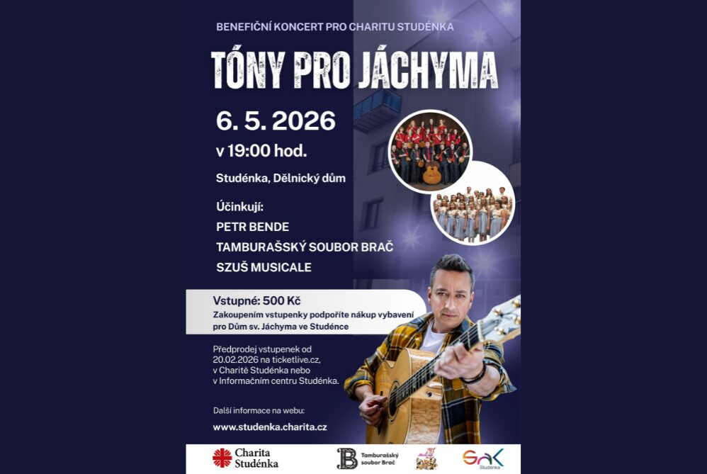Benefiční koncert: Tóny pro Jáchyma