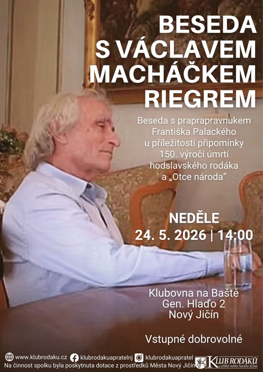 Beseda s Václavem Macháčkem Riegrem