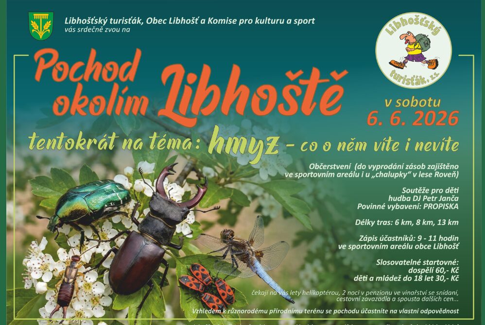 Pochod okolí Libhoště