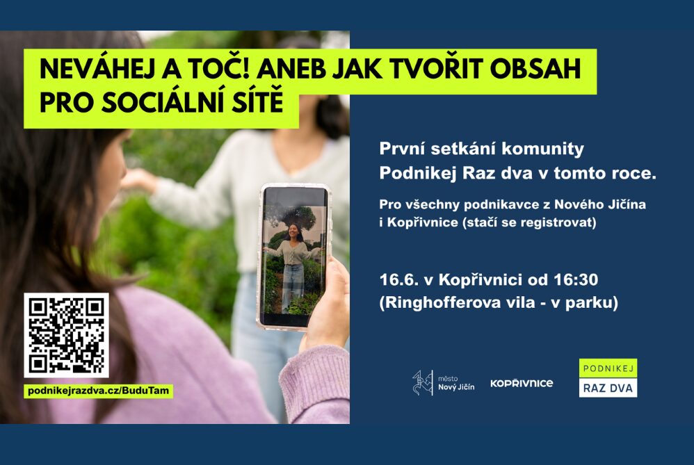 Neváhej a toč! Aneb jak tvořit obsah pro sociální sítě