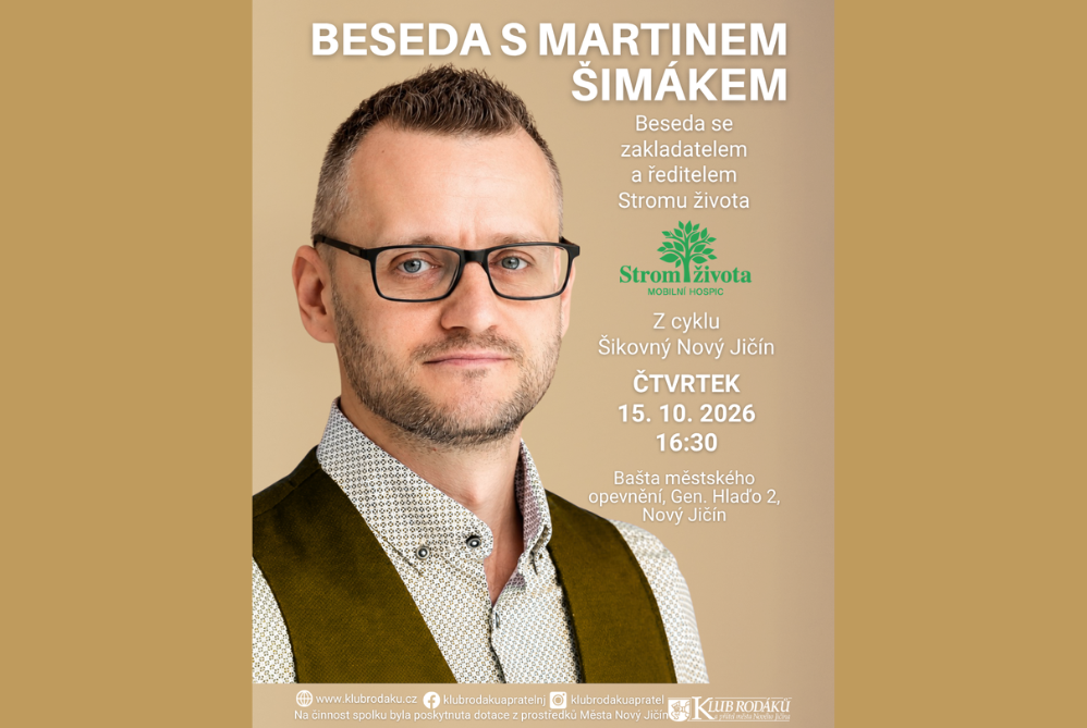 Beseda s Martinem Šimákem, zakladatelem a ředitelem Stromu života